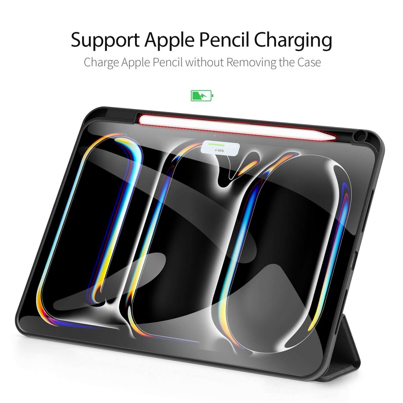 iPad Pro 13" 2024 2025 Stand Protective Case With Pencil Holder - Image 3