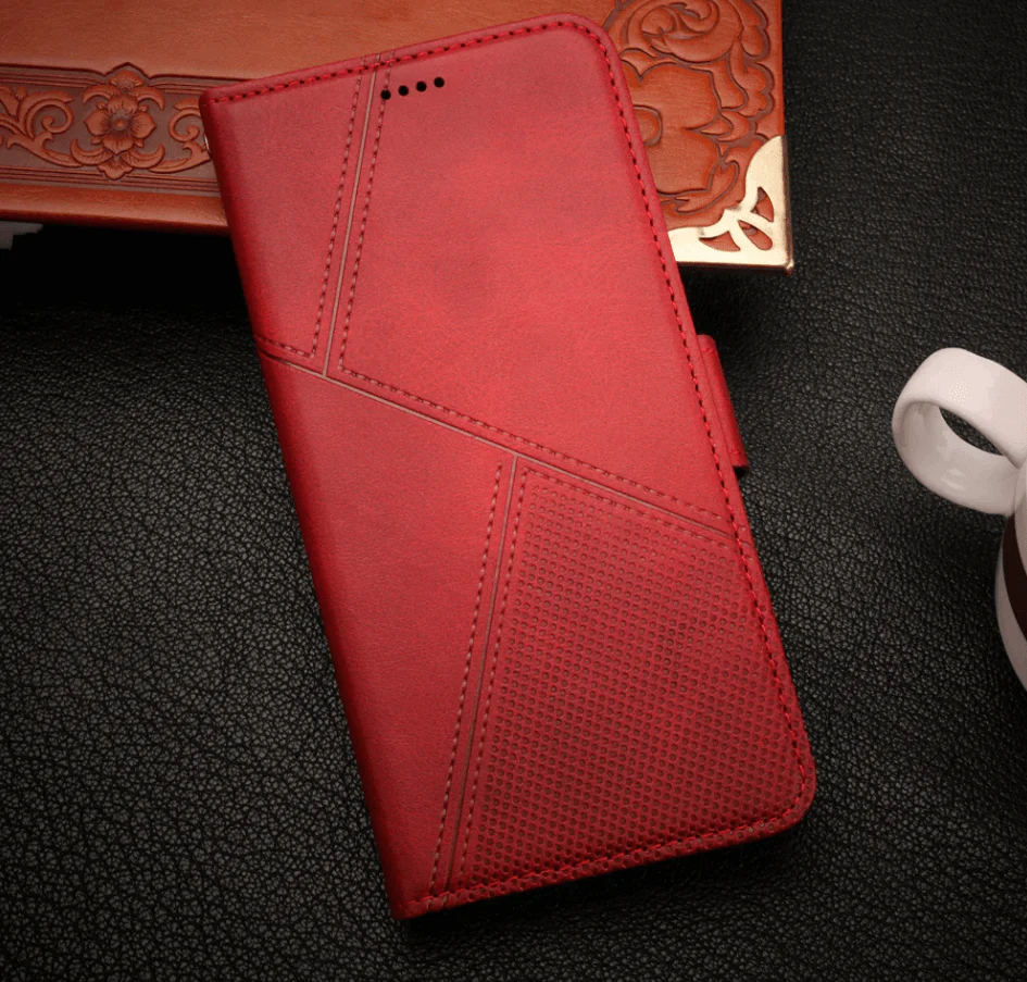 iPhone 12 Pro Max Flip Wallet Case Cowhide Dot Pattern - Image 7