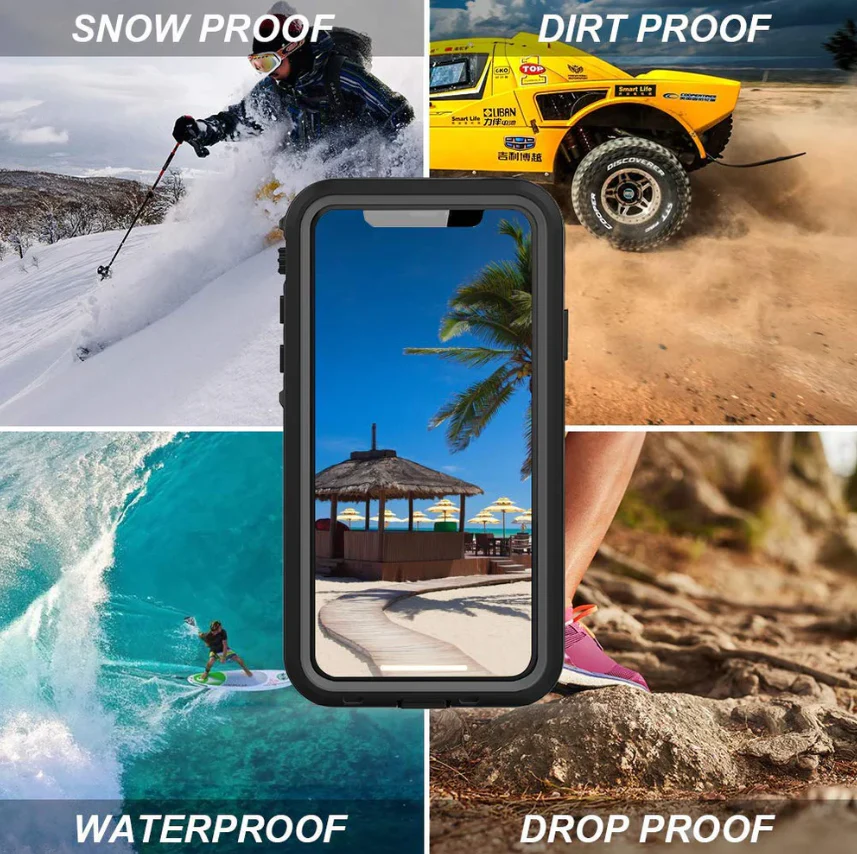iPhone 12 Pro Waterproof Case Redpepper Full Protective Cover - Image 6
