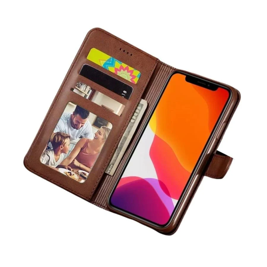iPhone 13 Pro Max (6.7”) Leather Flip Case - Image 2