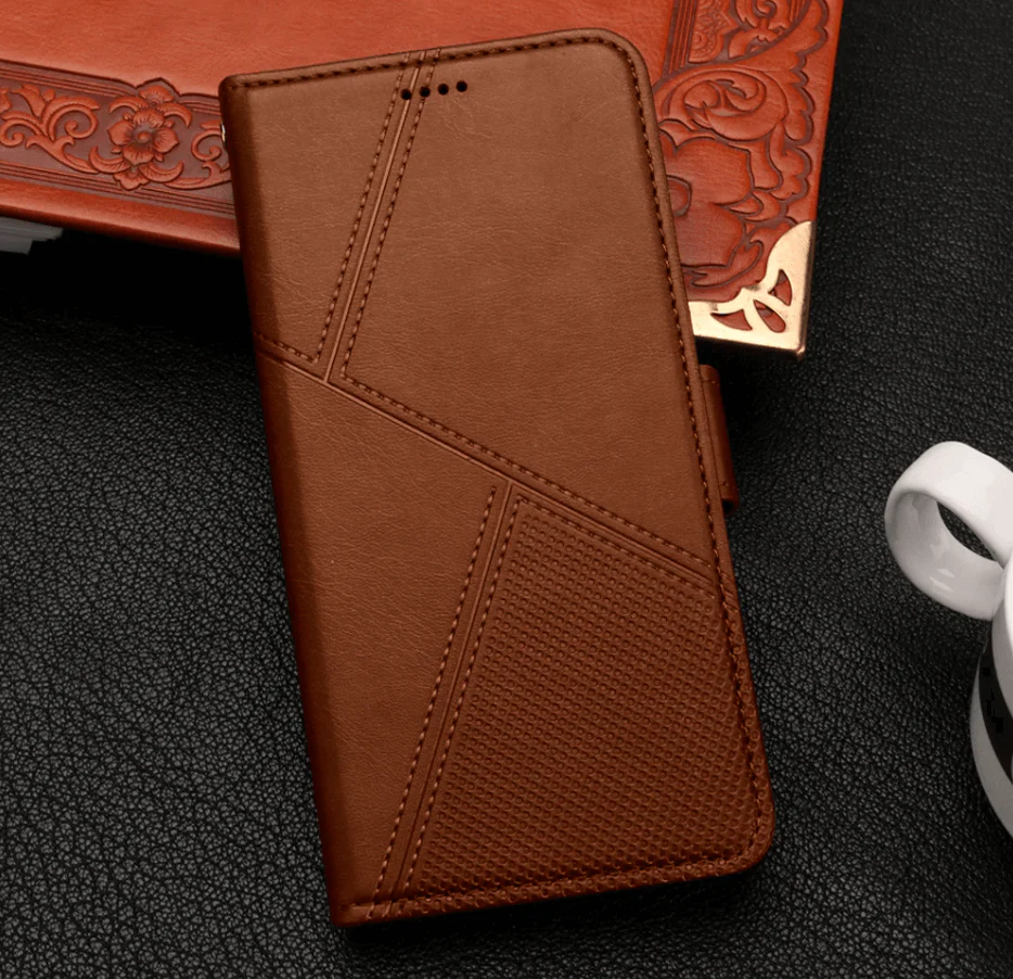 iPhone 13 Pro Max Flip Wallet Case Cowhide Dot Pattern - Image 5