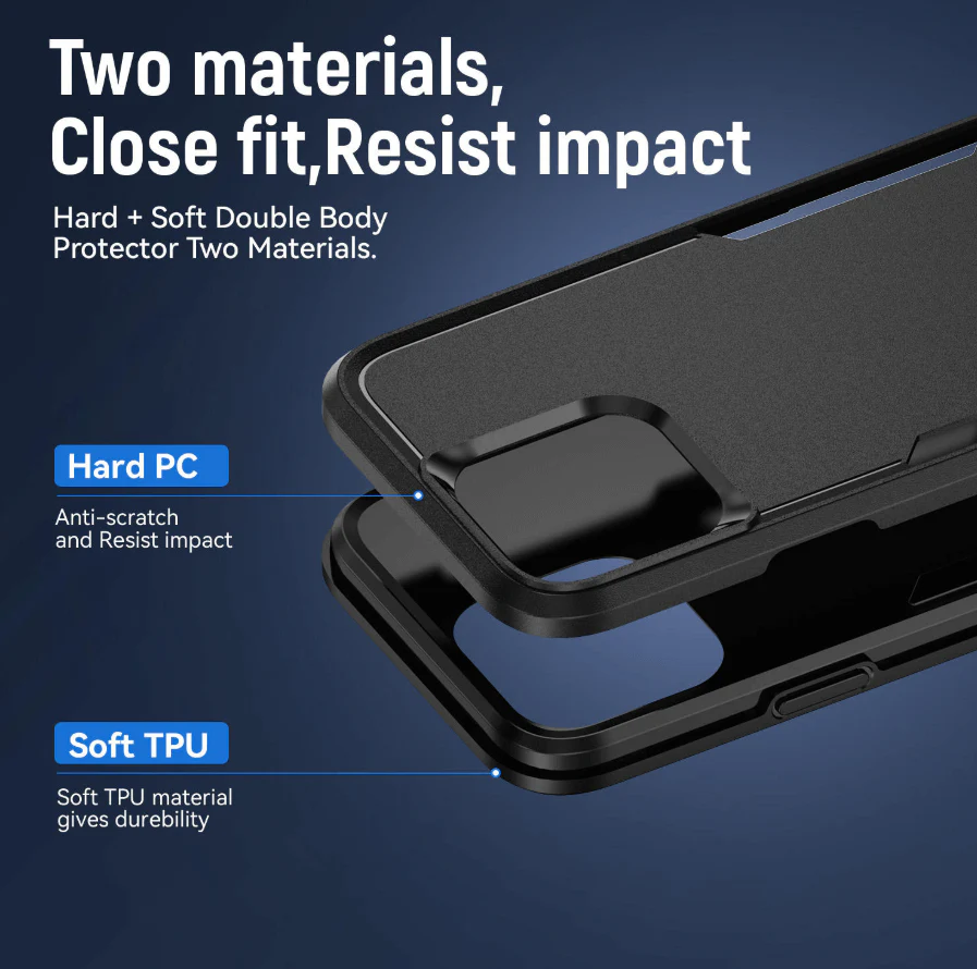 iPhone 14 Pro Max Dual Layer Armor Hard Case - Image 3