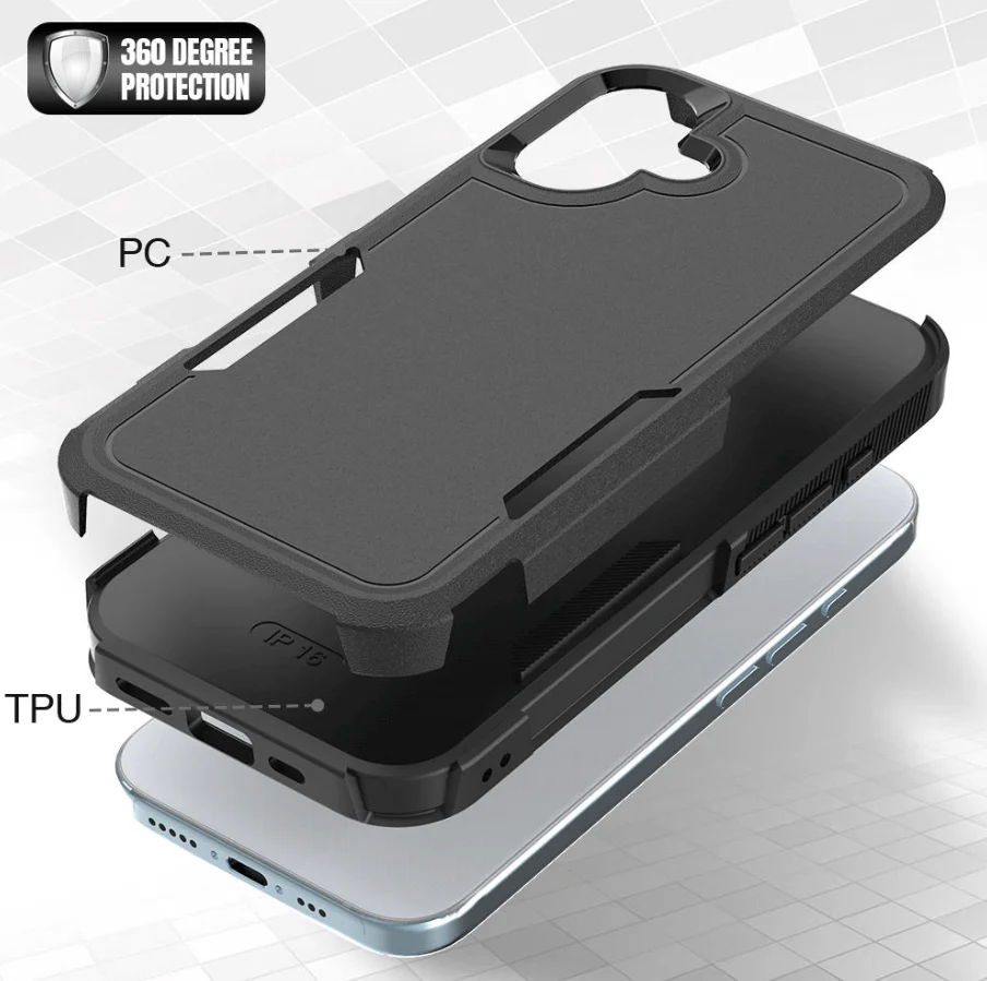 iPhone 16 Dual Layer Armor Hard Case - Image 3