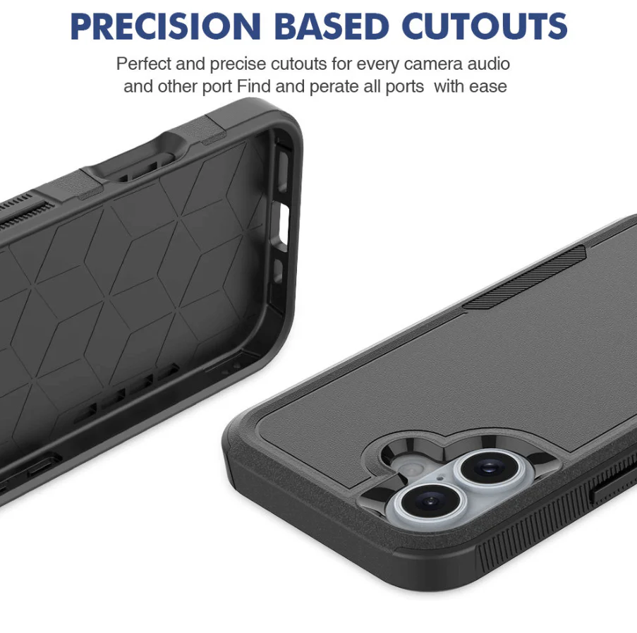 iPhone 16 Plus Dual Layer Armor Hard Case - Image 5