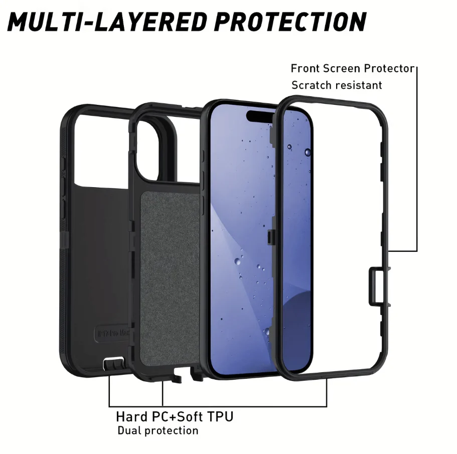 iPhone 17 Pro Max Triple Layer Armor Hard Case - Image 6