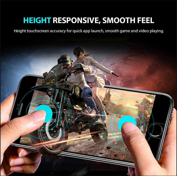 iPhone 8 Plus Glass Screen Protector (2 pack) - Image 3