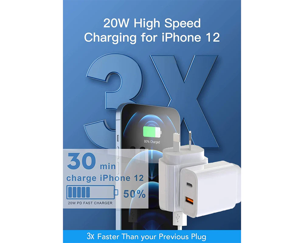 iPhone Super Fast Wall Charger Replacement - Image 7
