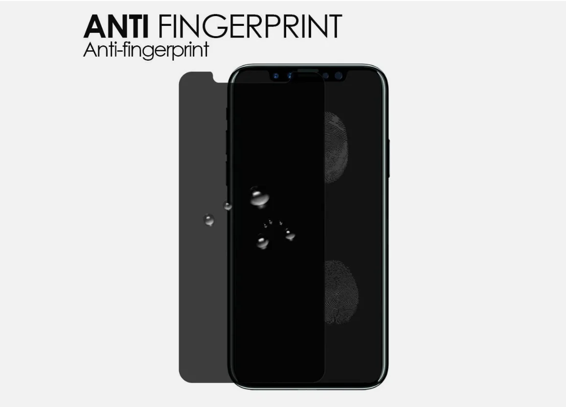iPhone X Privacy Tempered Glass Screen Protector – 9H Anti-Spy - Image 3