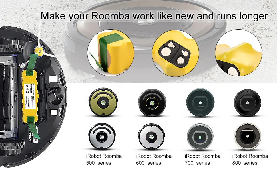 IRobot Roomba Replacement Battery 6000mAh - Image 4