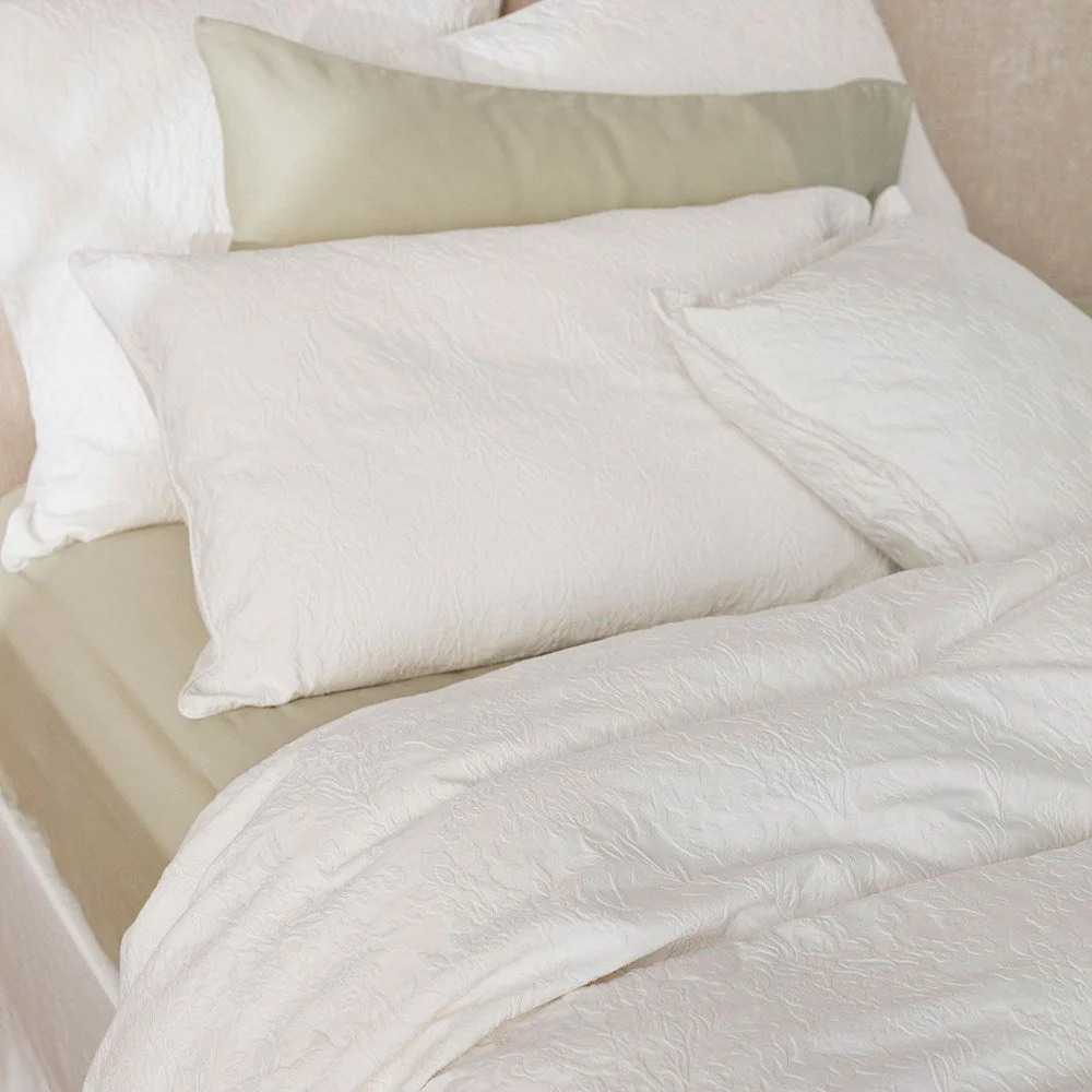 Isabella Cotton Damask Duvet Cover - Image 2