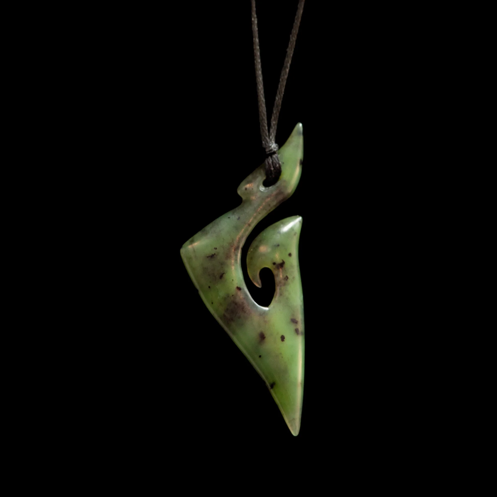 Jade Koru by Shaun Gardiner Pendant