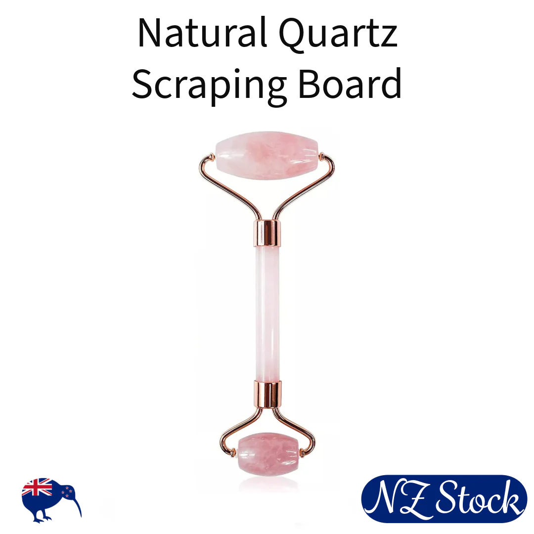 Jade Roller Kit, Gua Sha Massage Tool (Rose Gold) - Image 5
