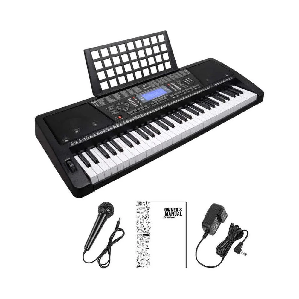 Keyboard Piano 61 Key LCD Display