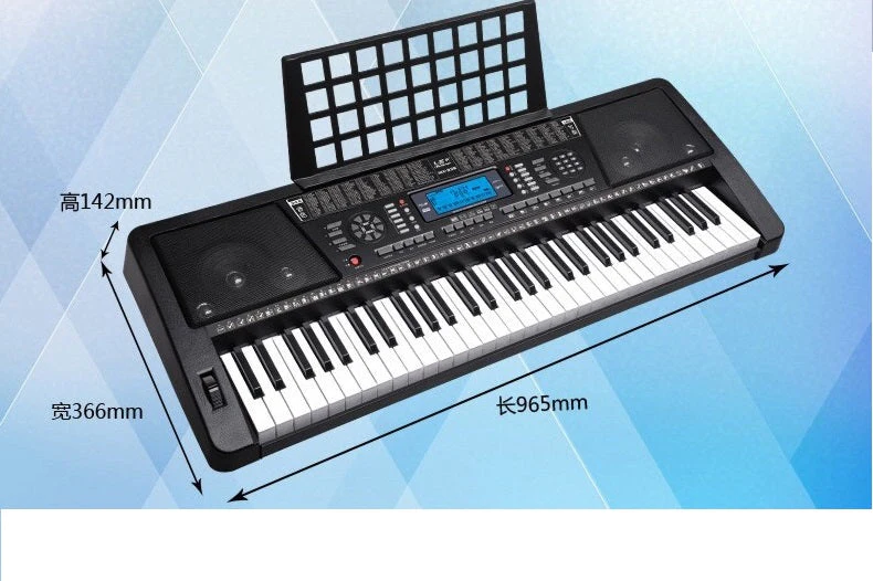 Keyboard Piano 61 Key with Z stand - Image 3