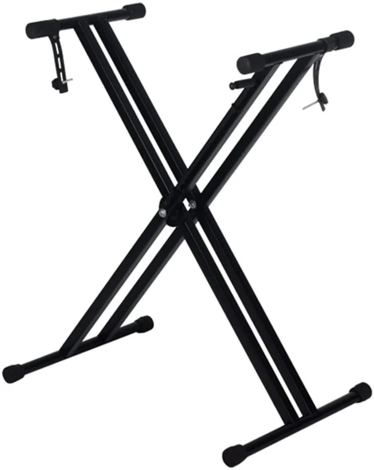 Keyboard Piano with Microphone Music Stand and X Stand - Image 2