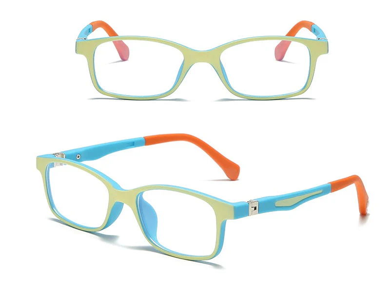 Kids Anti-Blue Light Glasses Square Frame Protect Eyesight for Boys Girls - Image 10