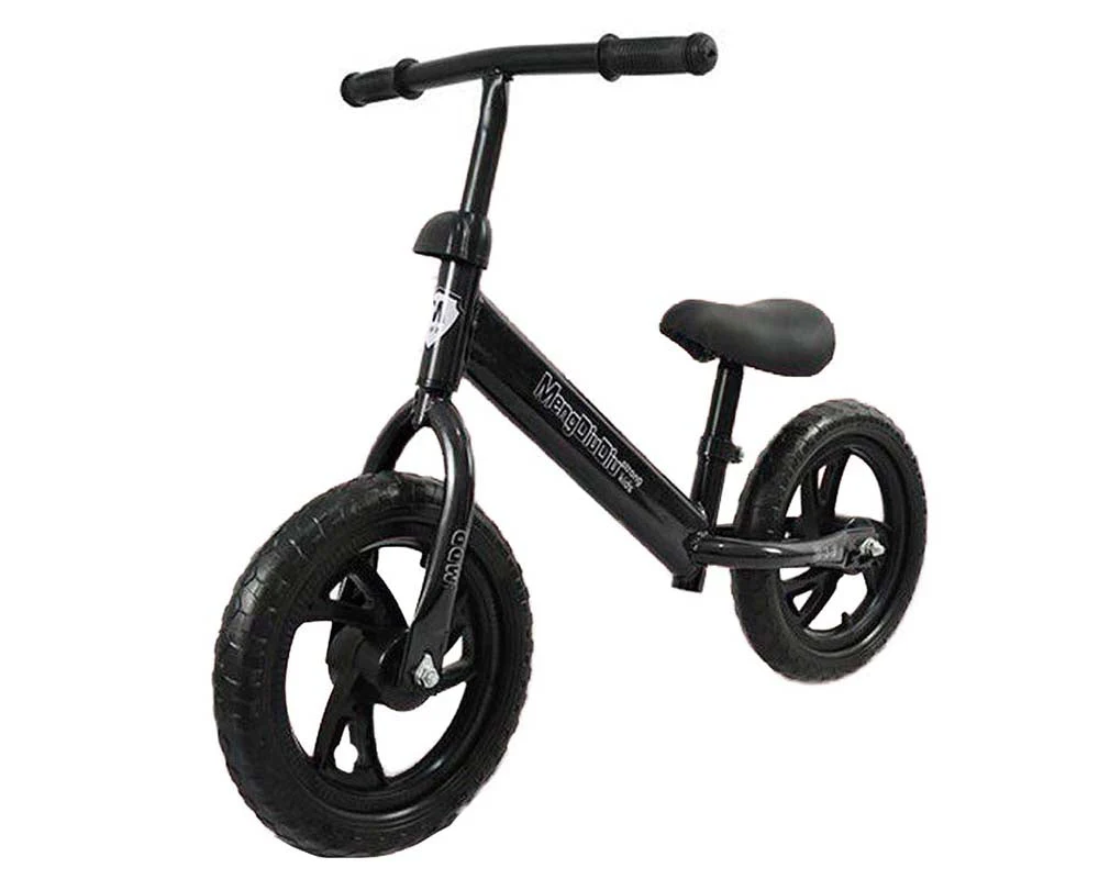 Kids Balance Bike Ride On Bicycle Black - Image 5