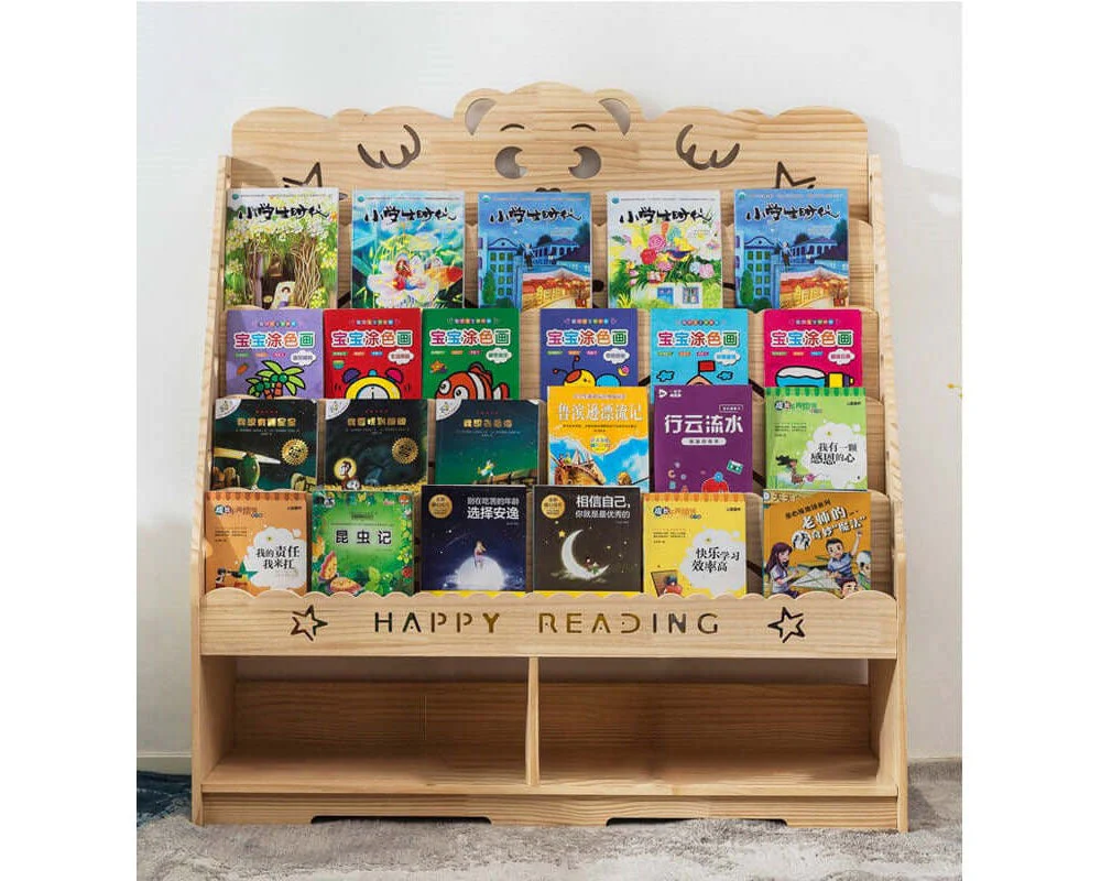 Kids Book Rack Storage Bookshelf - Image 6