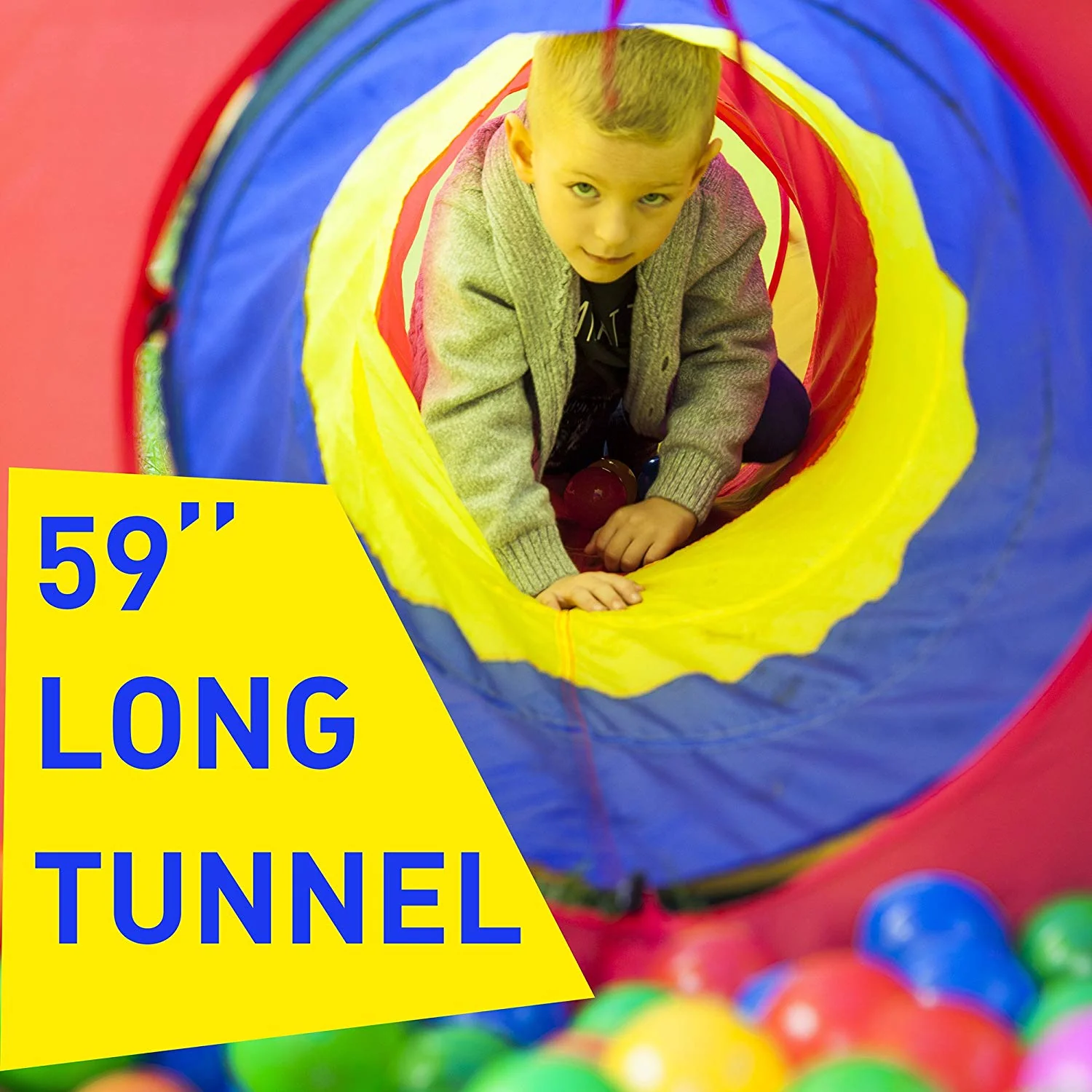 Kids Crawl Tunnel Play Tent - Image 4