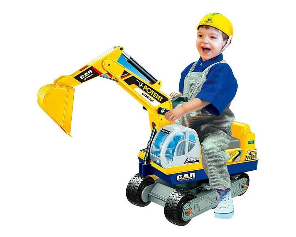 Kids Ride On Digger Excavator - Image 10