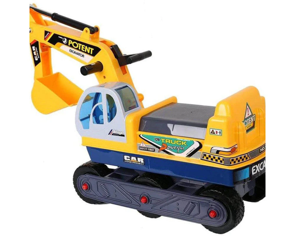 Kids Ride On Digger Excavator - Image 3