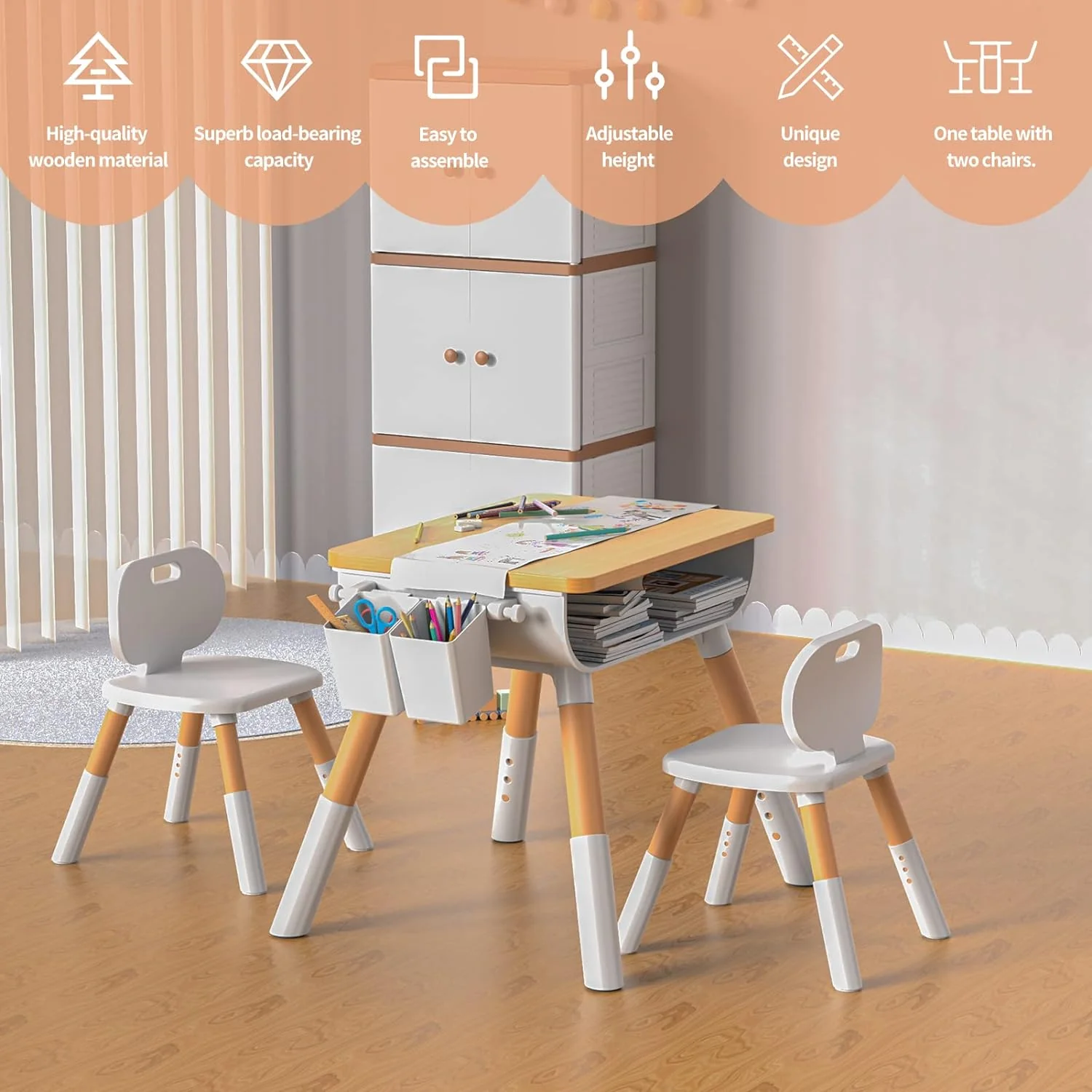 Kids Table and Chair Set - Image 10