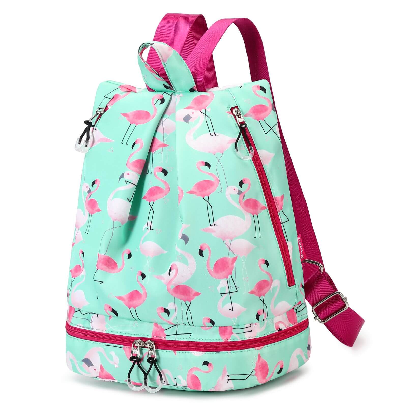 Kids Waterproof Swimming Bag - Flamingo - Image 4