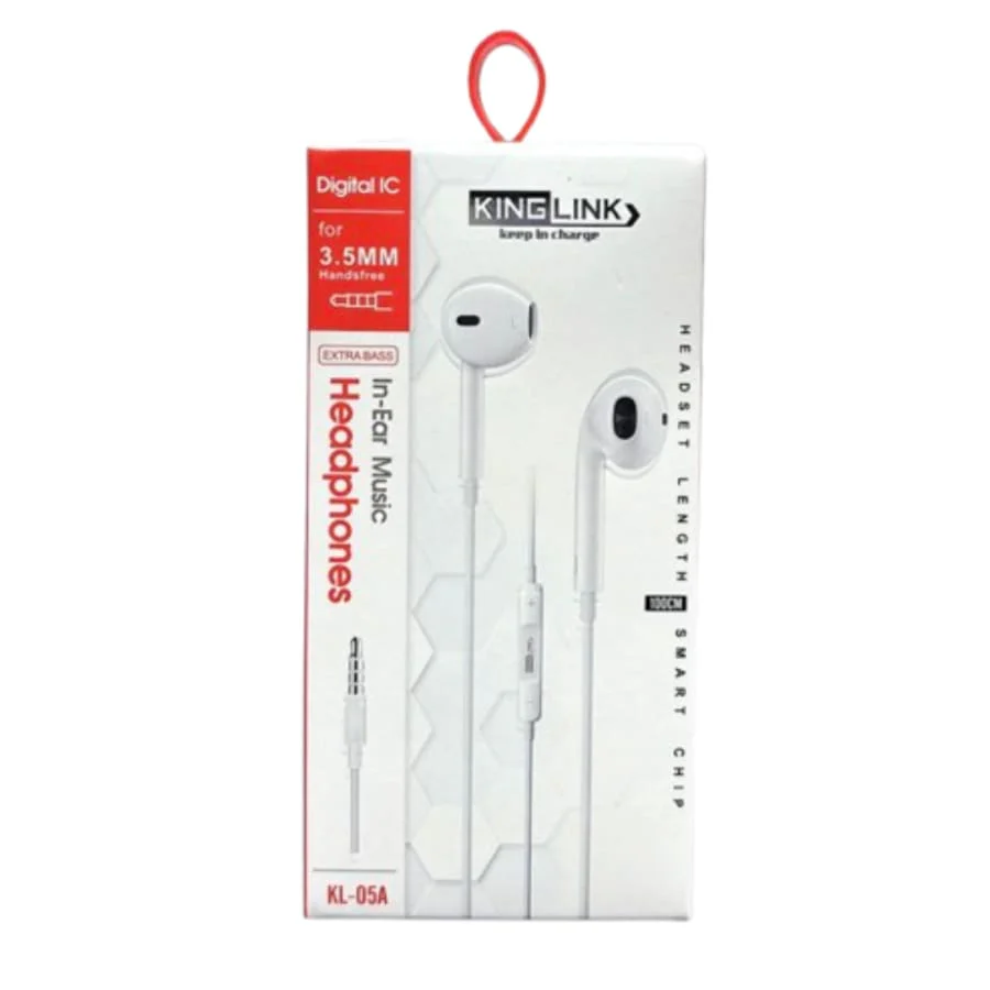 Kinglink Earphones (with 3.5mm cable) - KL05A - Image 2