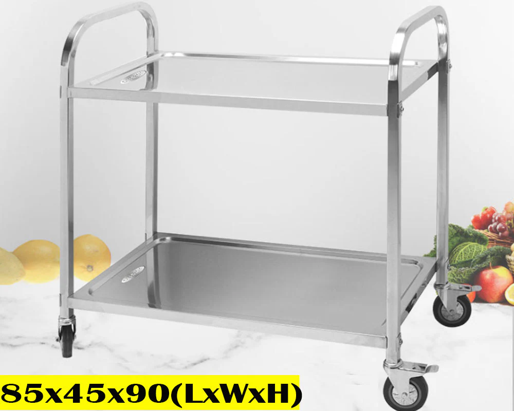 Kitchen Trolley 2 Layers - Image 4