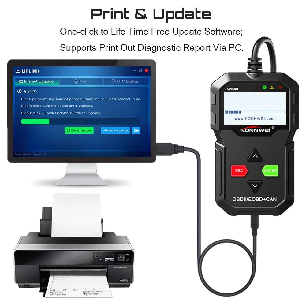 KW590 OBD2 Scanner Code Reader - Image 7
