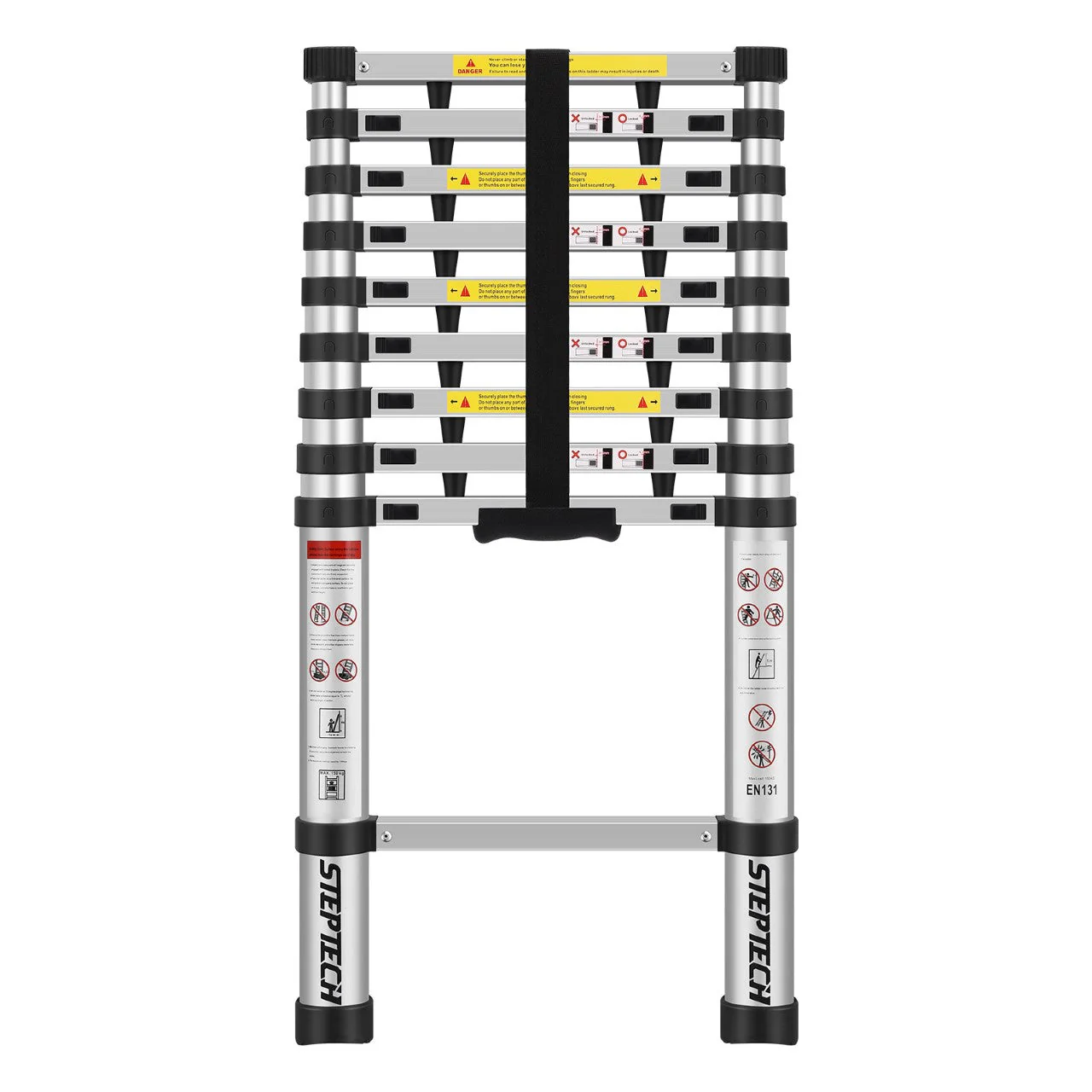 Ladder Telescopic Aluminium Extension Ladder 2.9m - Image 2