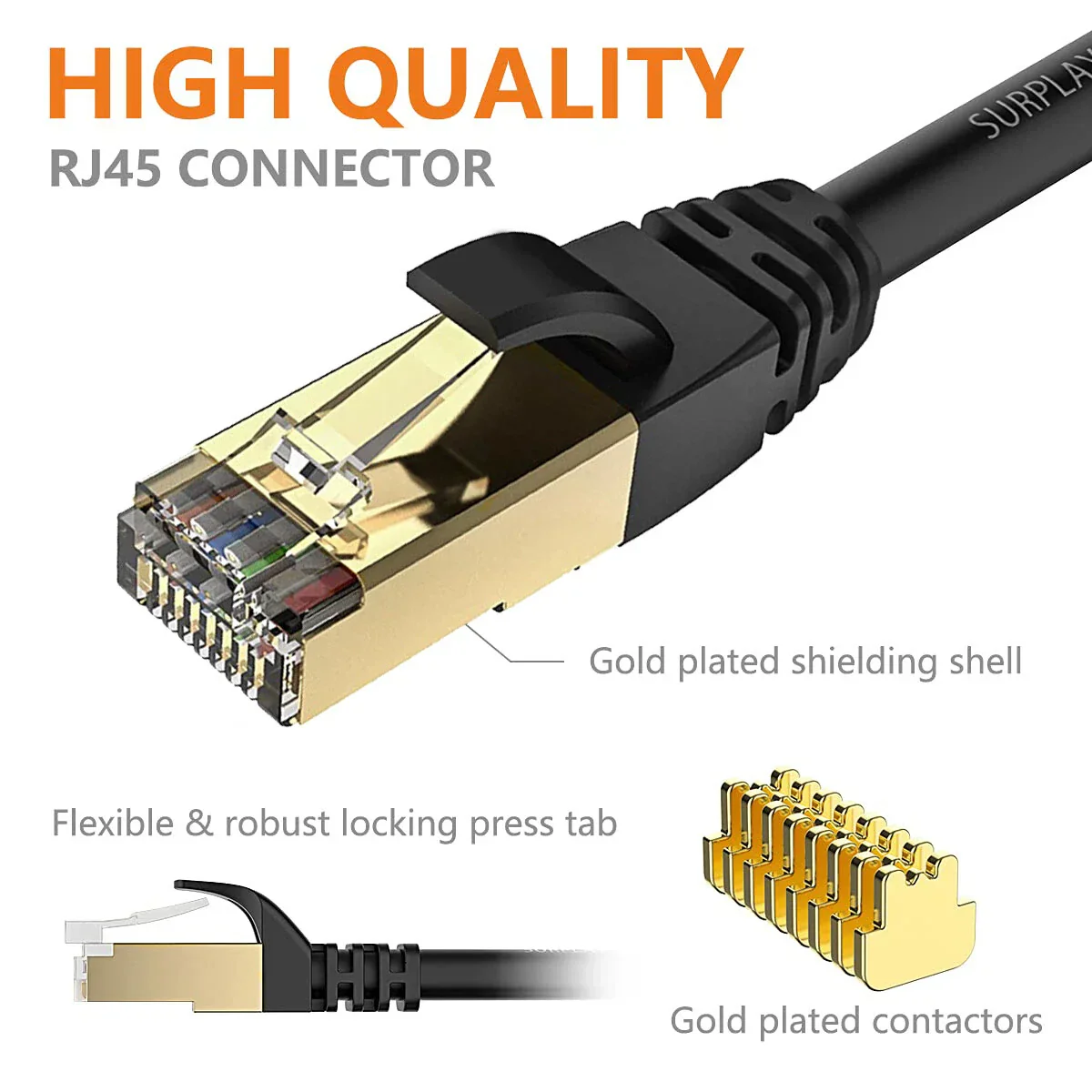 LAN Cable CAT 7 Ethernet Cable 3 Meter - Image 9