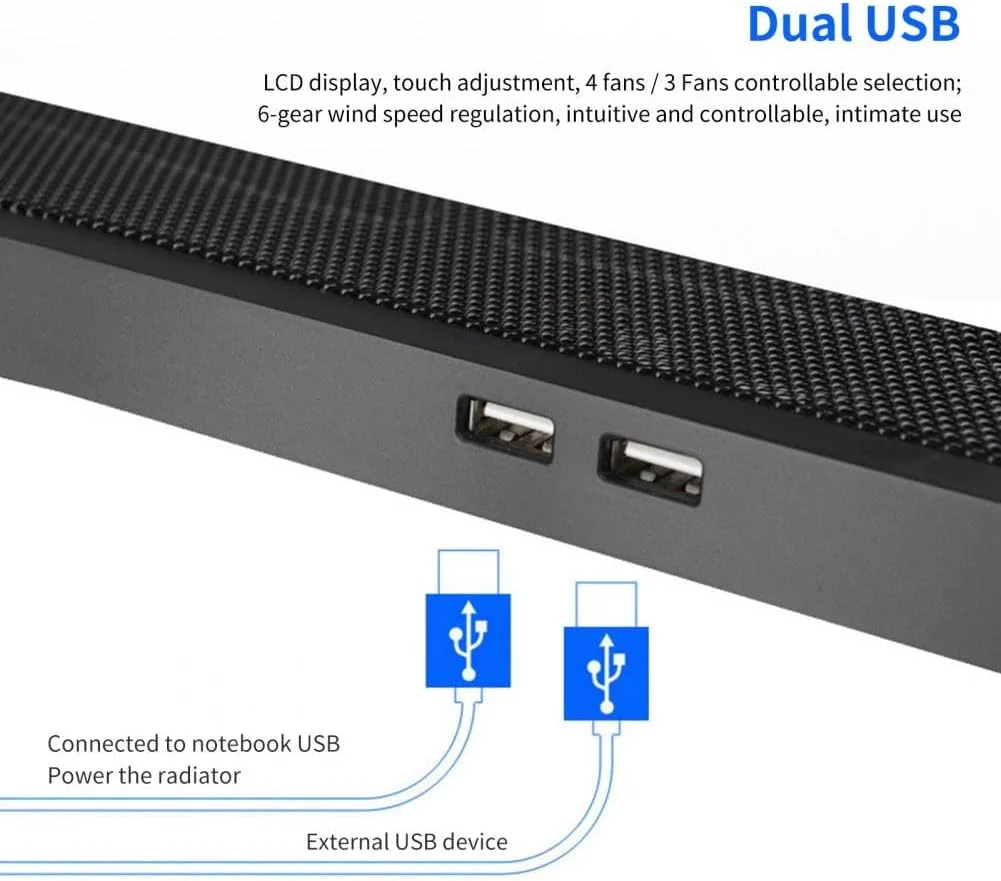 Laptop Cooler Gaming Cooling Pad - Image 5