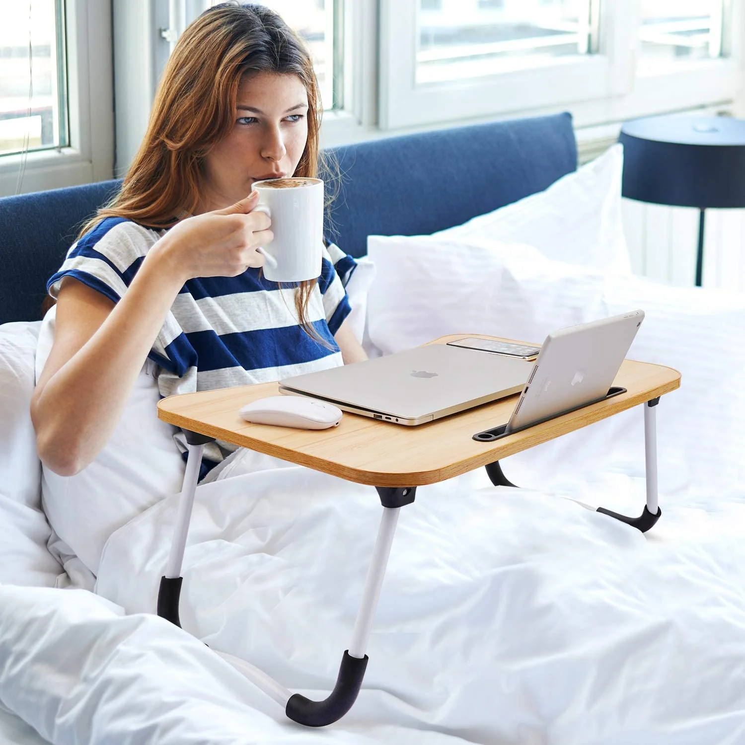 Laptop Table - Laptop Desk Table For Bed - Image 7