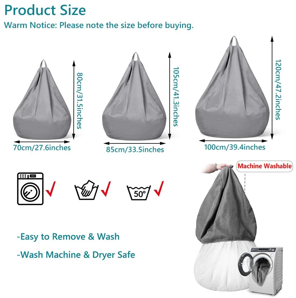 large Bean Bag Cover 100*120cm - Image 3