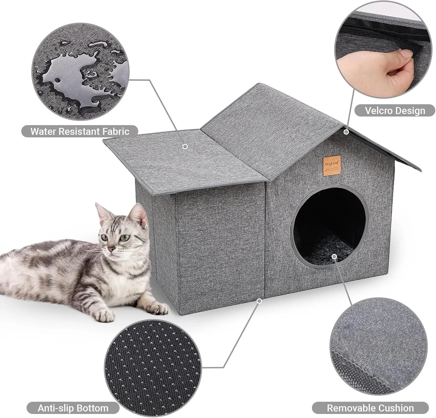 Large Foldable Waterproof Outdoor Pet House - Image 10