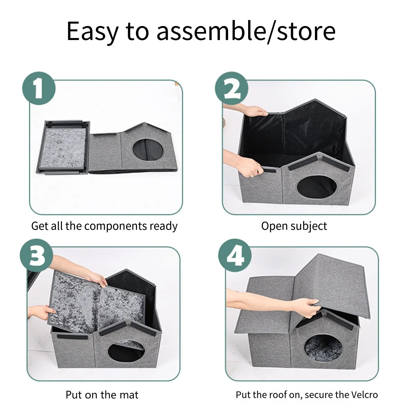 Large Foldable Waterproof Outdoor Pet House - Image 9