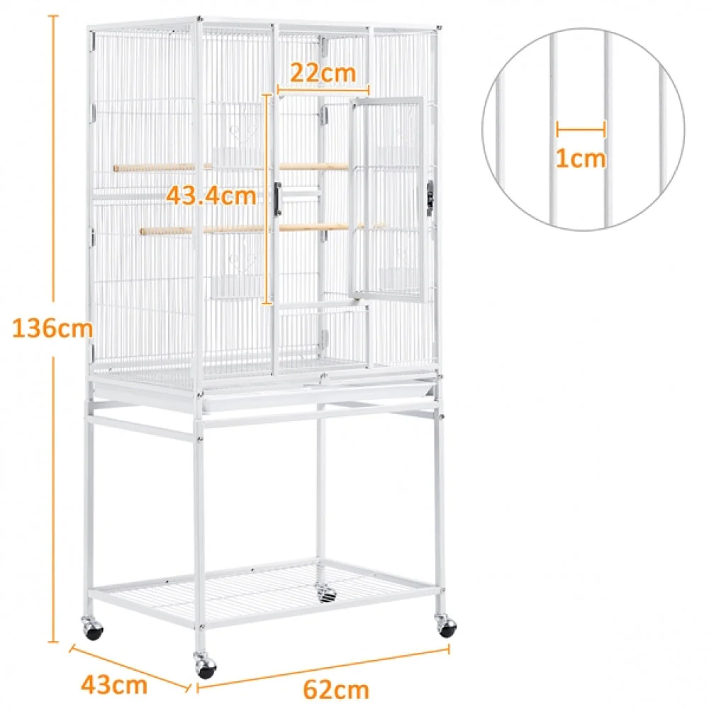 Large Parrot Cage with Stand - Image 4