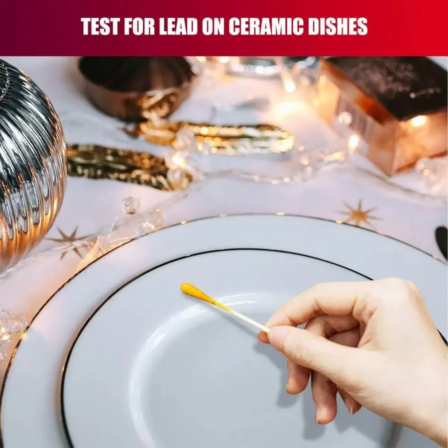 Lead Test Kit - Test House Paint, Metal, Ceramics - 60 Cotton Swabs - Image 6