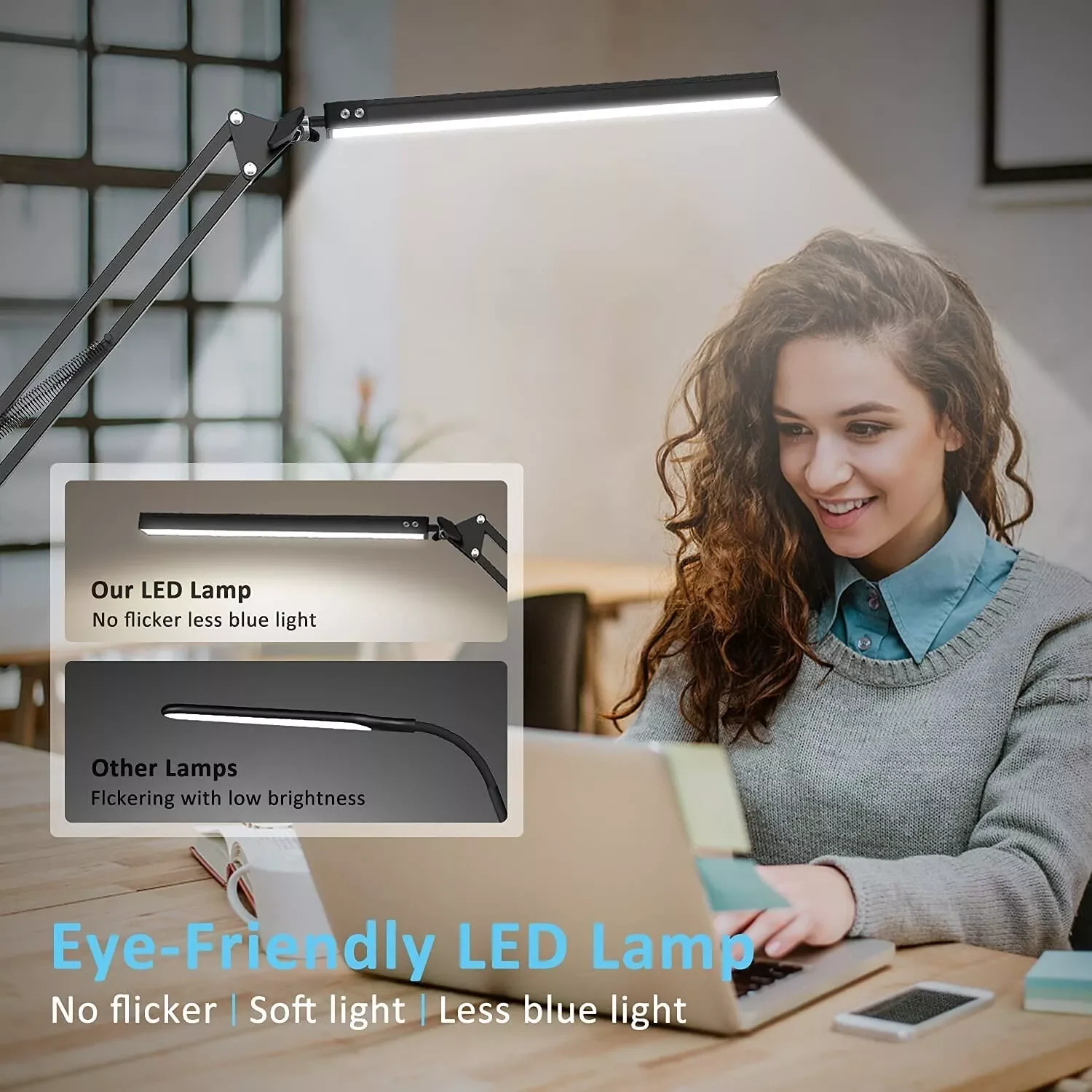 LED Desk Lamp Reading Light Lamp - Image 12