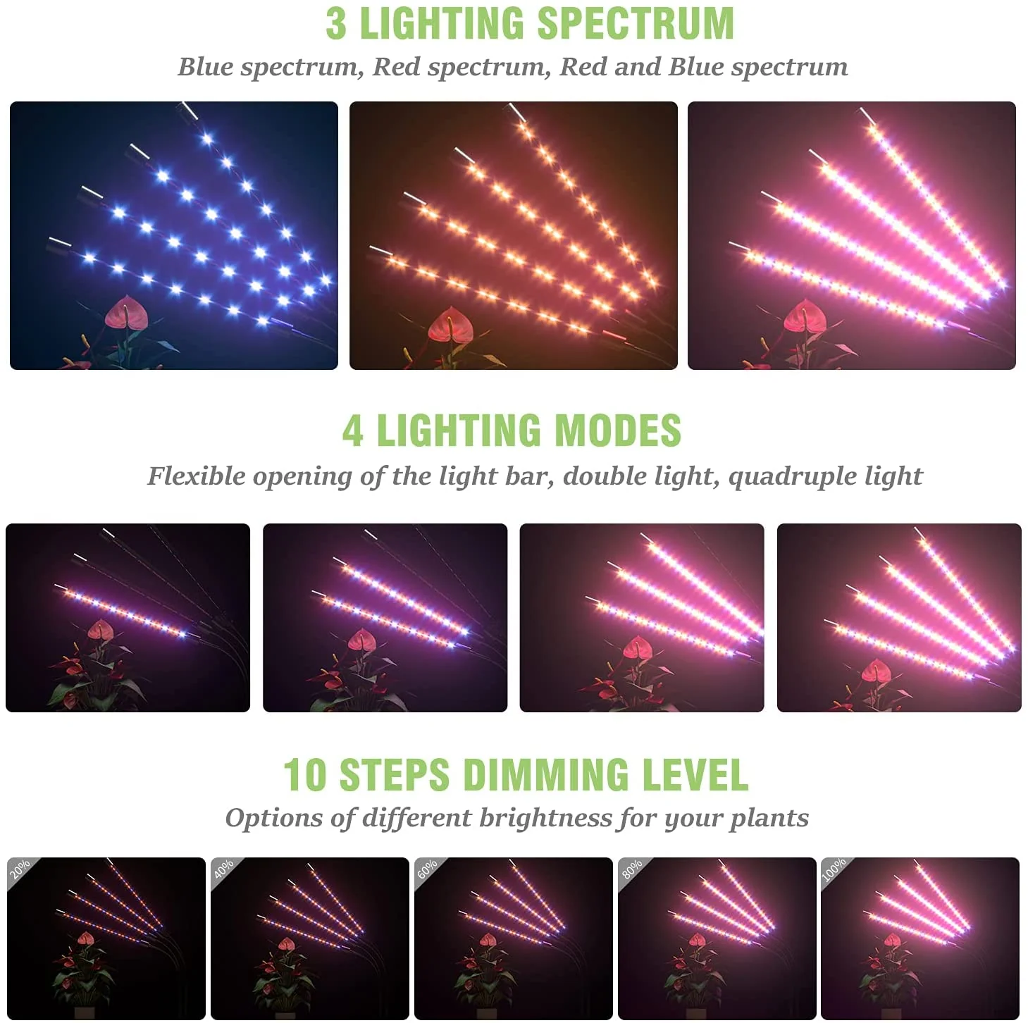 LED Grow Light with Timer For Plants - Image 5