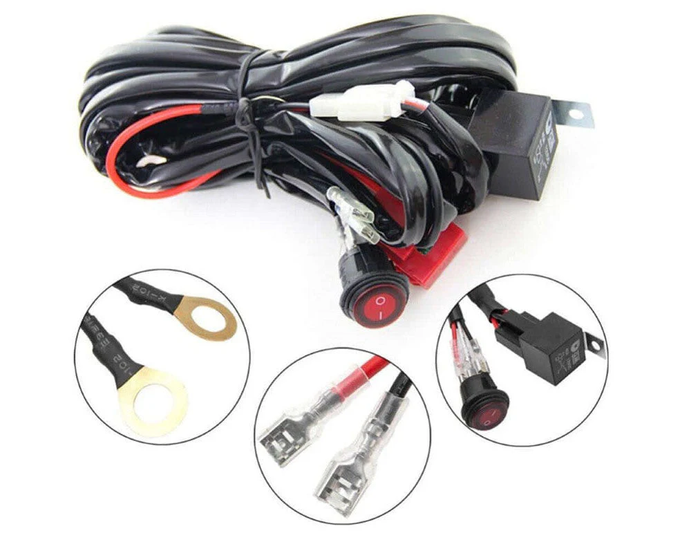 Led Light Bar Wiring Harness 12V 40A - Image 2