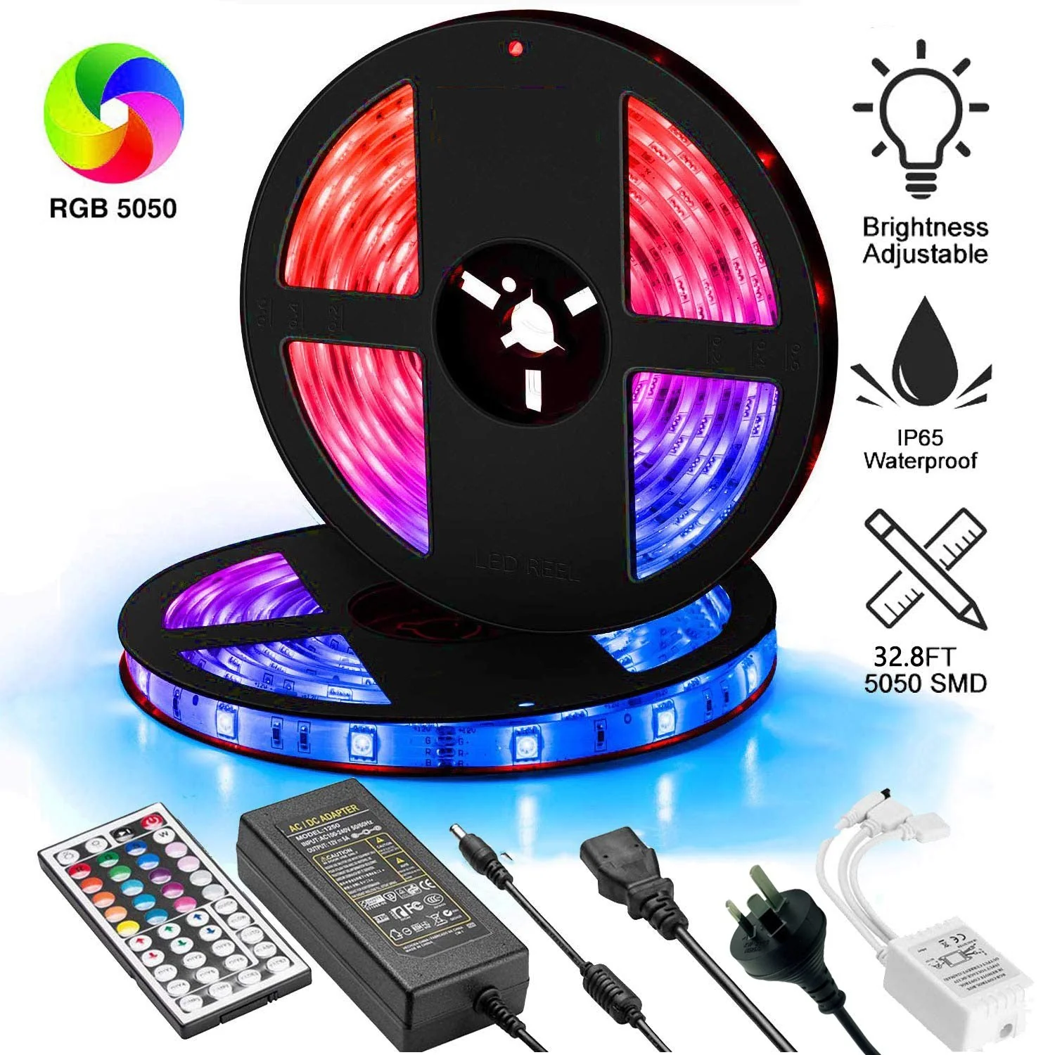 LED strip Light RGB 15M with remote - Image 3