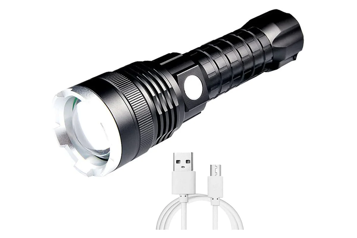 LED Torch Flashlight Light Rechargeable Camping Outdoor - Image 2