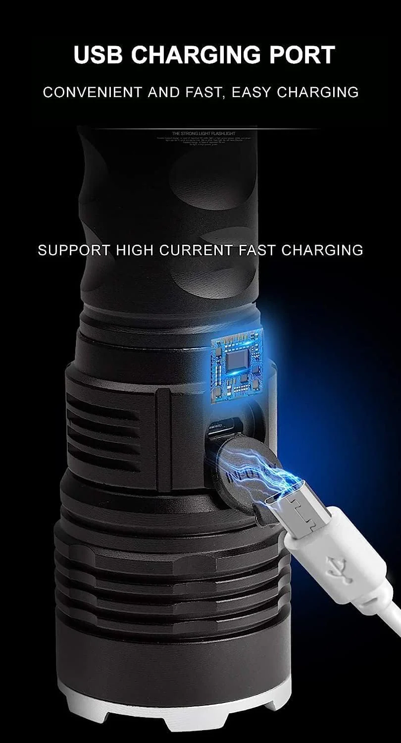 LED Torch Flashlight Light Rechargeable Camping Outdoor - Image 8