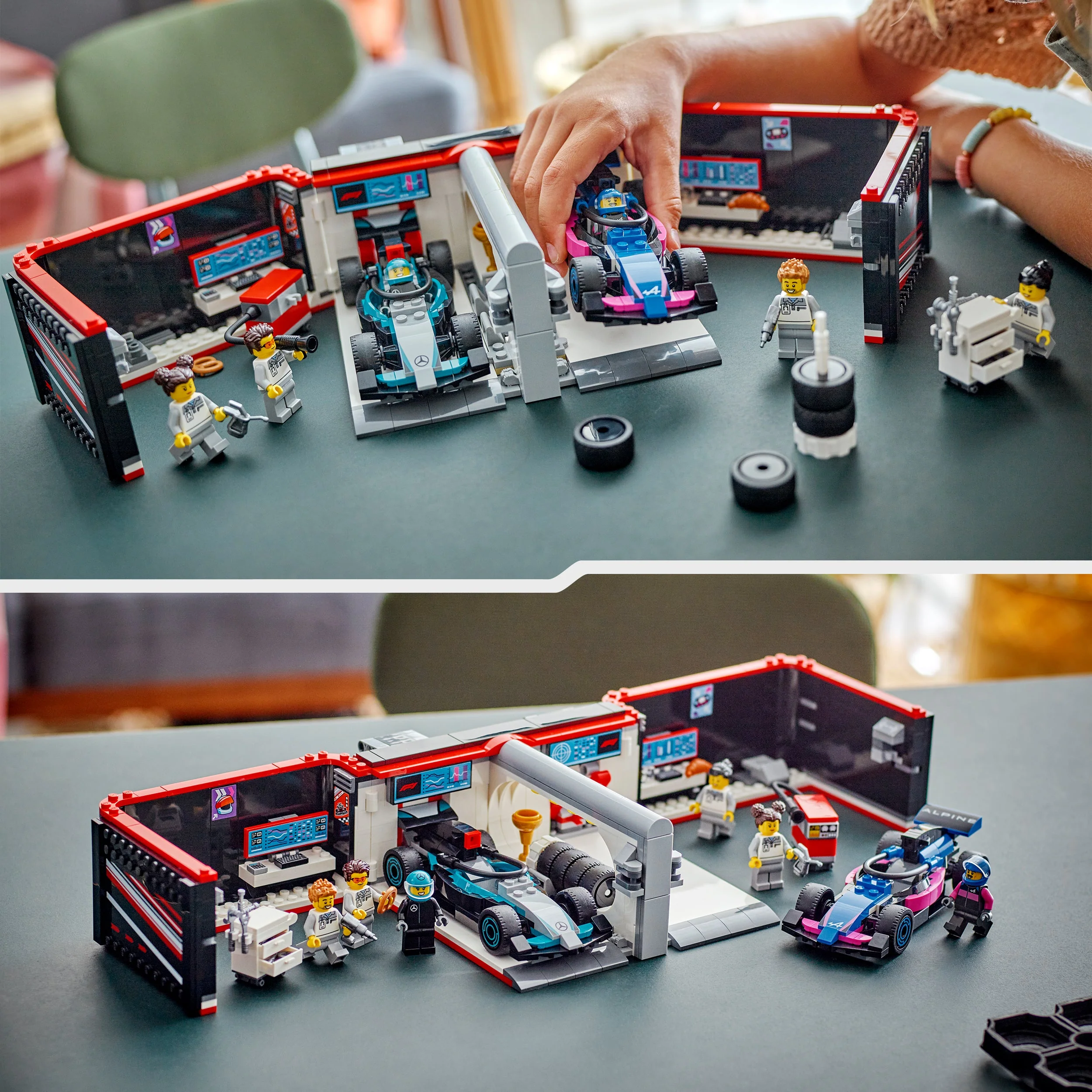 LEGO City: F1 Garage & Mercedes-AMG and Alpine Cars (60444) - Image 10