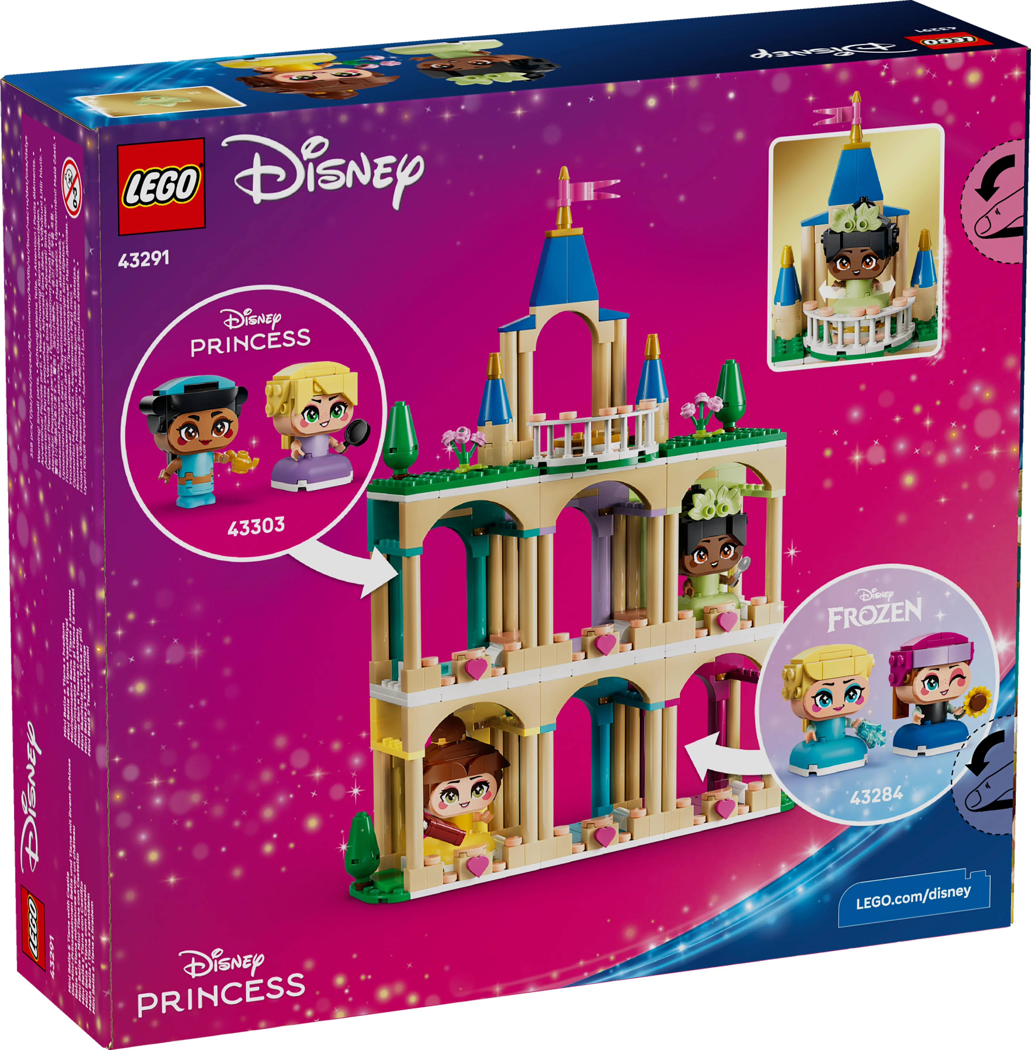 LEGO Disney Princess: Mini Belle & Tiana with Castle (43291) - Image 3