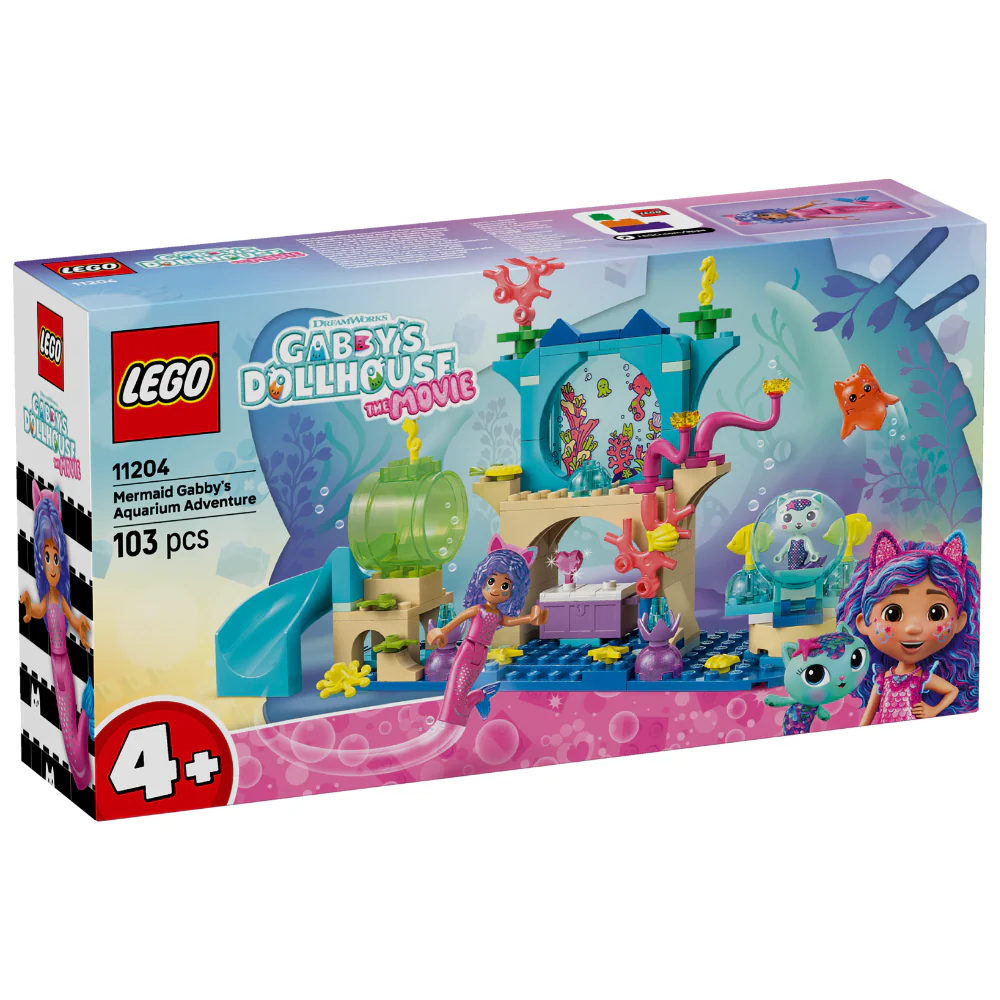 LEGO Gabbys Dollhouse: Mermaid Gabbys Aquarium Adventure (11204) - Image 2