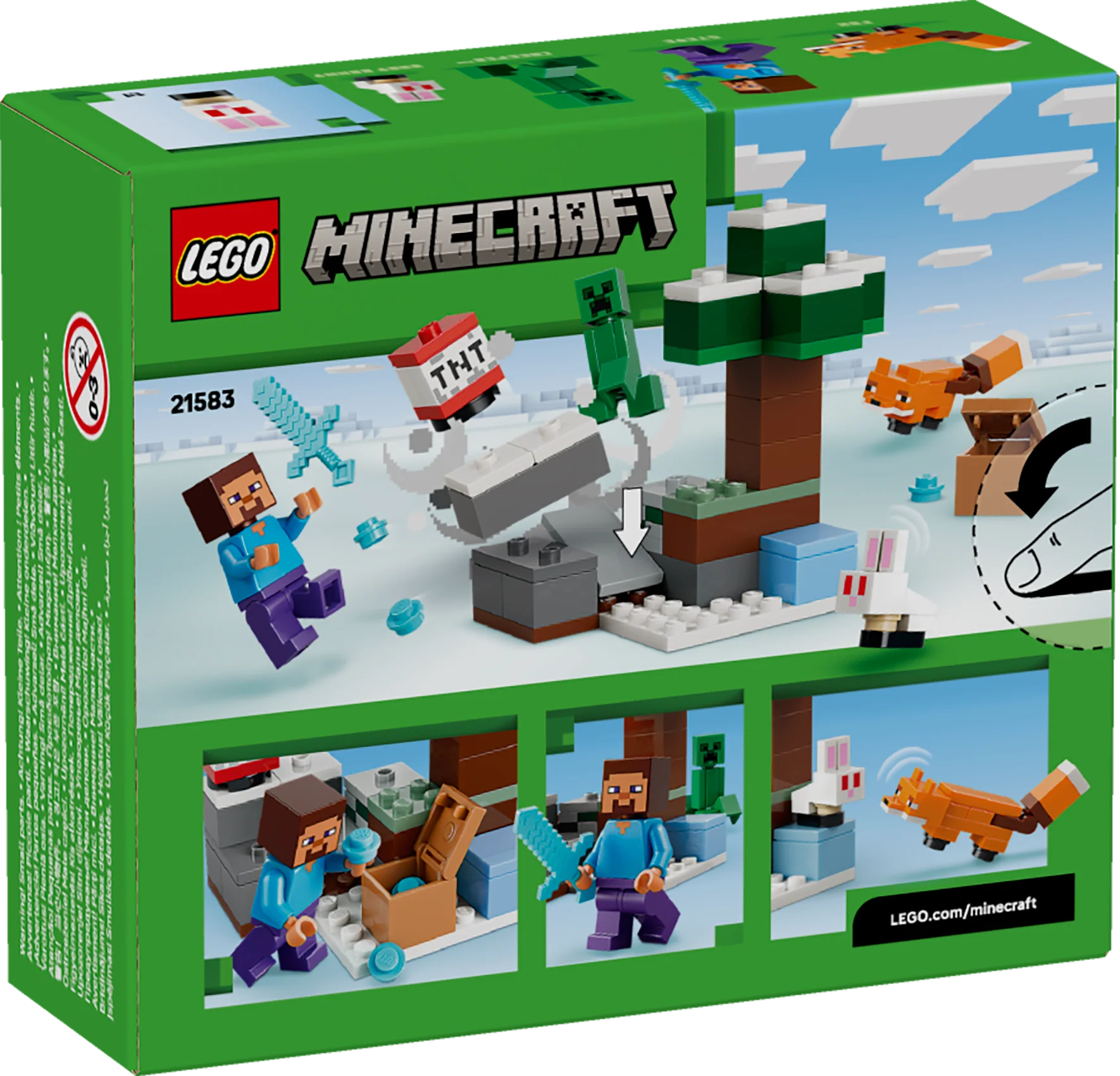 LEGO Minecraft: Steves Taiga Adventure (21583) - Image 3