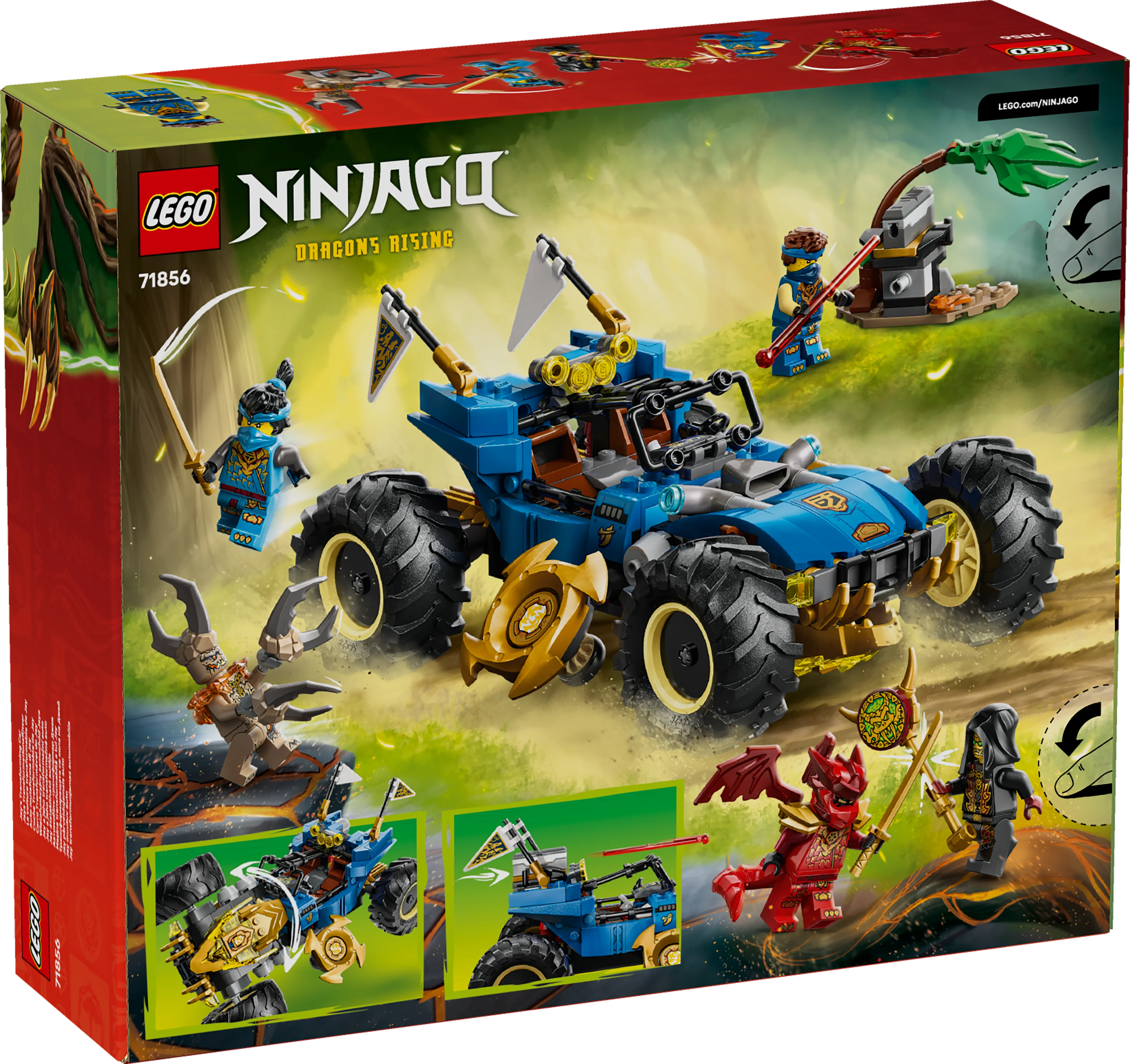 LEGO NINJAGO: Jays Transforming Car (71856) - Image 3